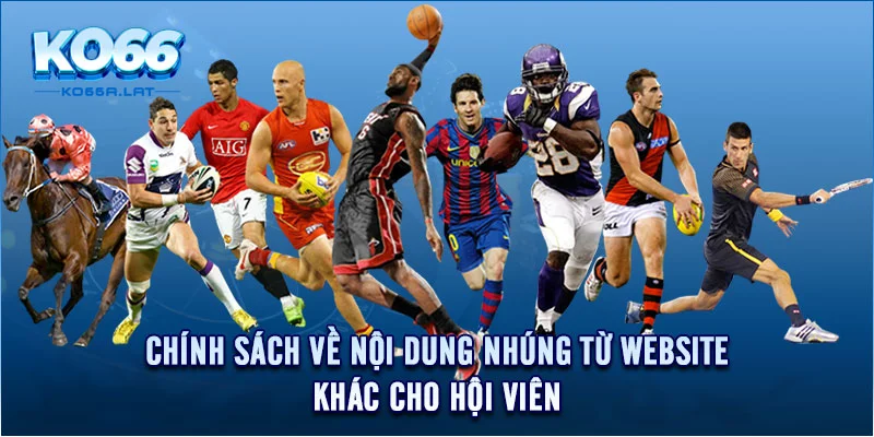 Chính sách về nội dung nhúng từ website khác cho hội viên 