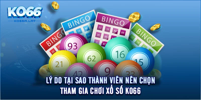 Lý do tại sao thành viên nên chọn tham gia chơi xổ số KO66