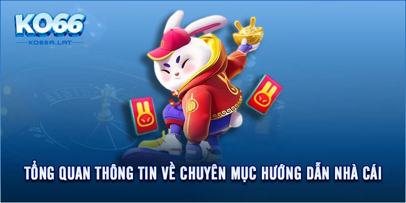 Tổng quan thông tin về chuyên mục hướng dẫn nhà cái 